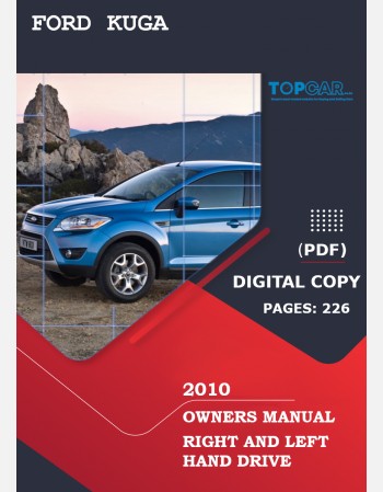 ford kuga 2010 owners manual